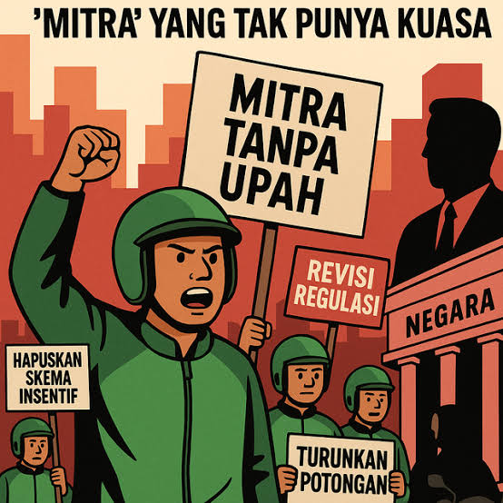 Di Balik Kata "Mitra", Ketika Hukum Belum Bisa Menjawab Status Driver Ojol